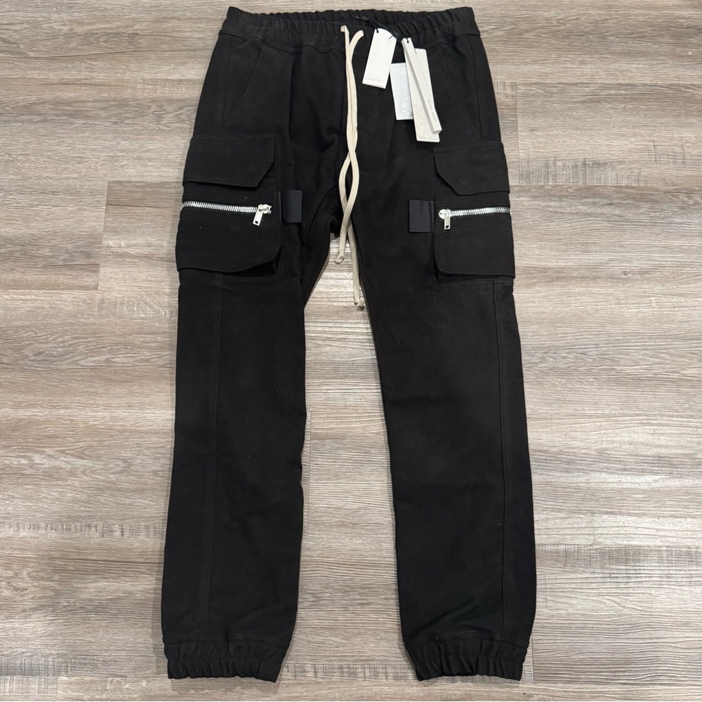 Rick Owens Mastodon Cargo Pants in Black